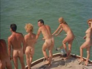 old-school nudist camp scene